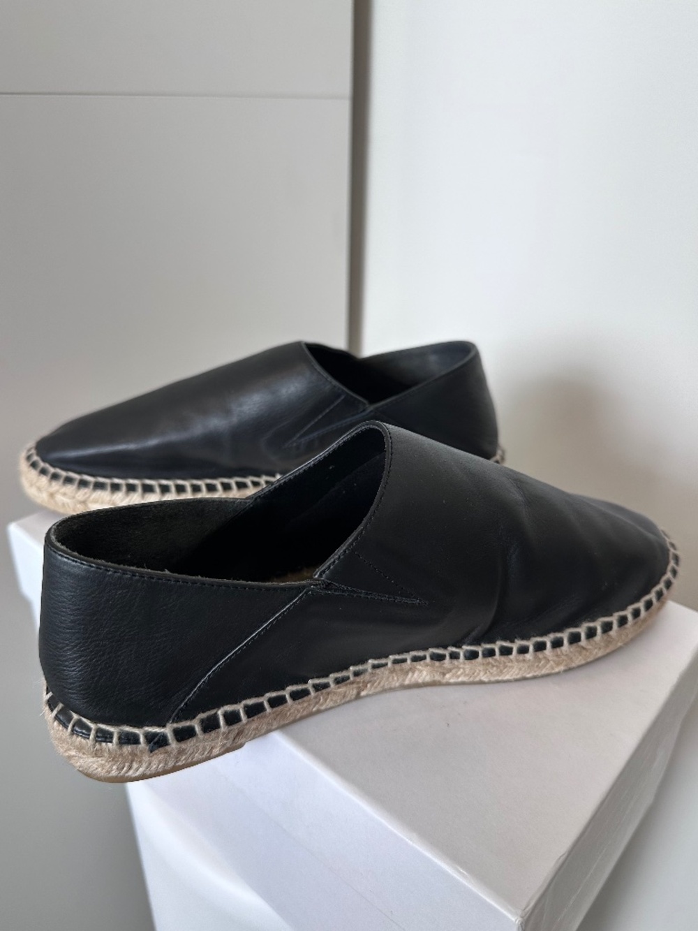 Vince Espadrille Leather Shoes